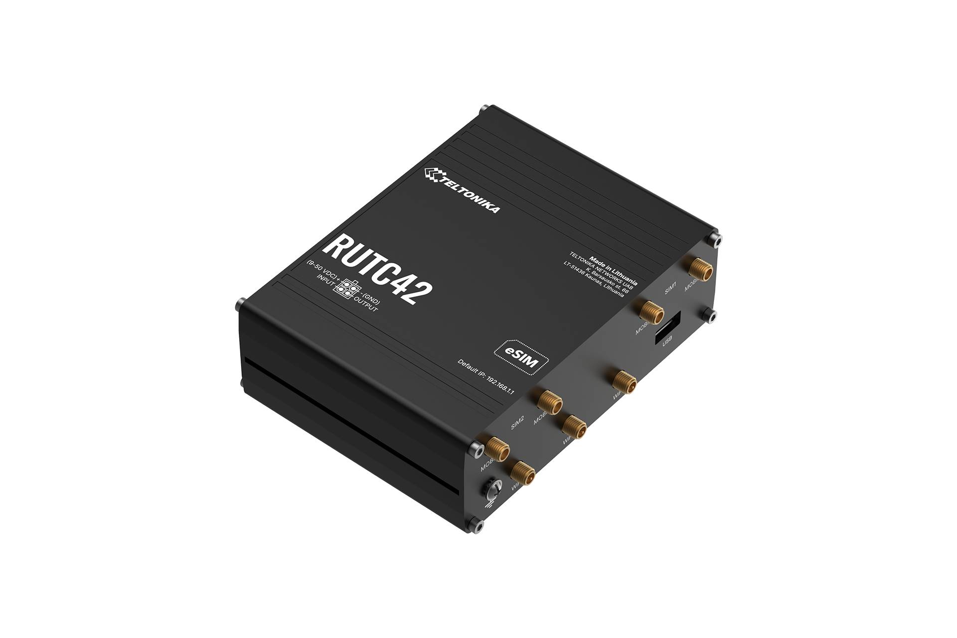 Teltonika RUTC42 Dual-eSIM LTE Router