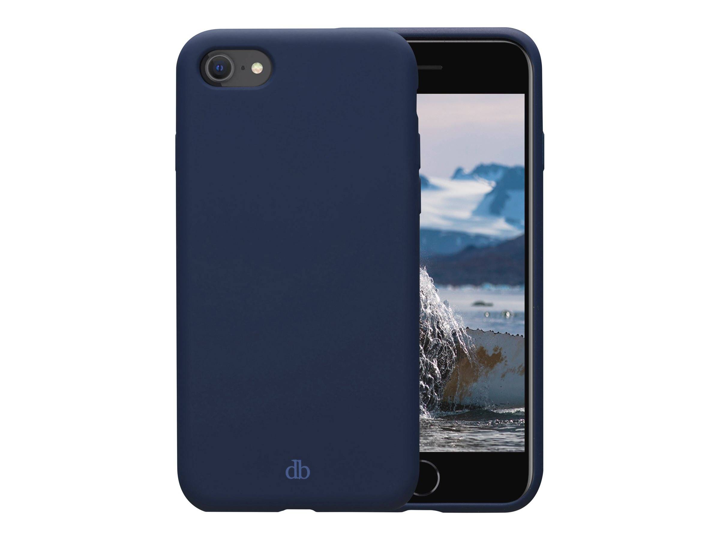 dbramante1928 Costa Rica - Hintere Abdeckung für Mobiltelefon - Silikon - Pazifikblau - für Apple iPhone 7, 8, SE (2. Ge