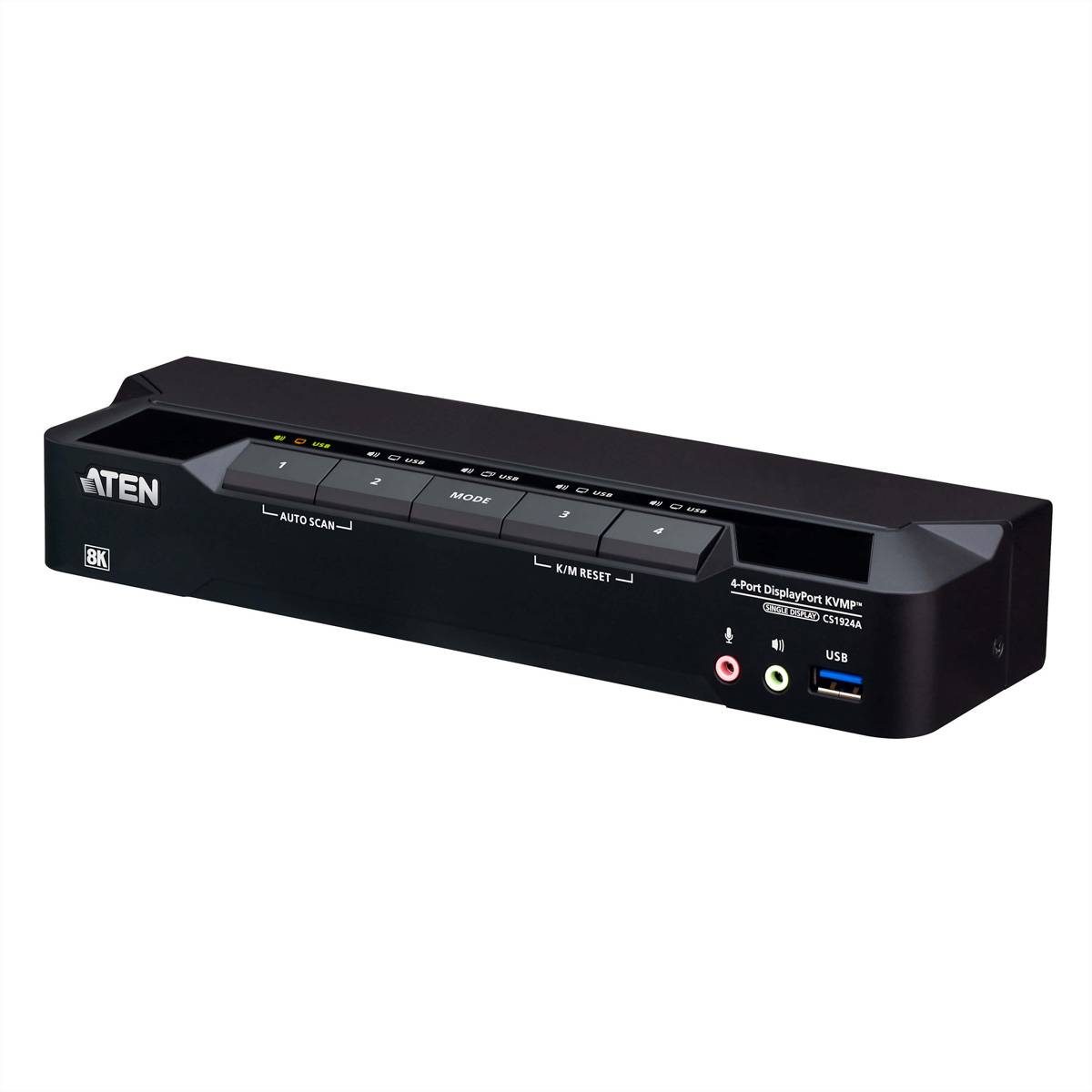 ATEN CS1924A - KVM-/Audio-/USB-Switch - 4 x KVM/Audio/USB