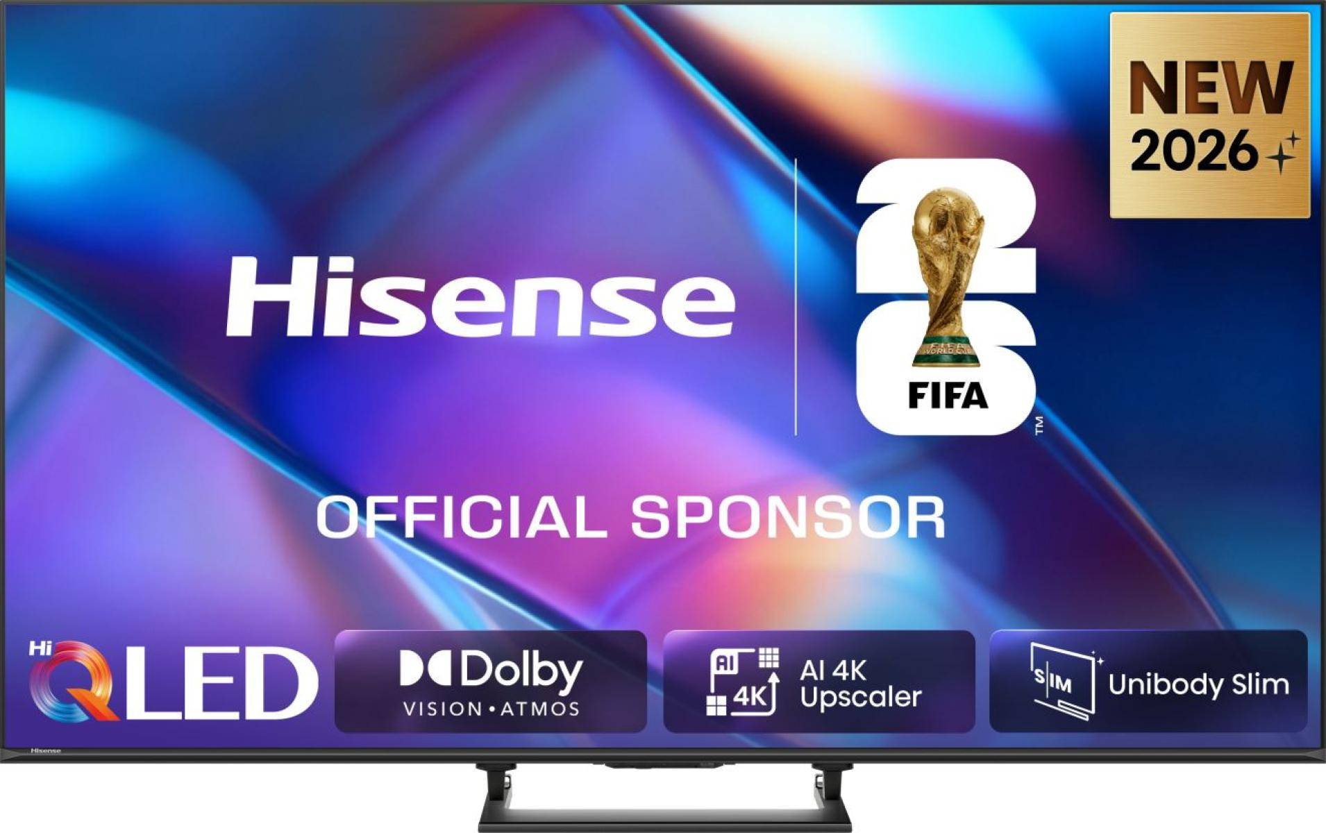 Hisense 43A7DS, 109,2 cm (43"), 3840 x 2160 Pixel, QLED, Smart-TV, WLAN, Schwarz, Grau