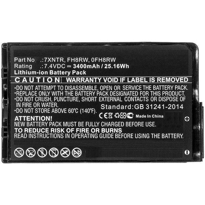 FH8RW-CP, Akku, FH8RW for Latitude 12 7202