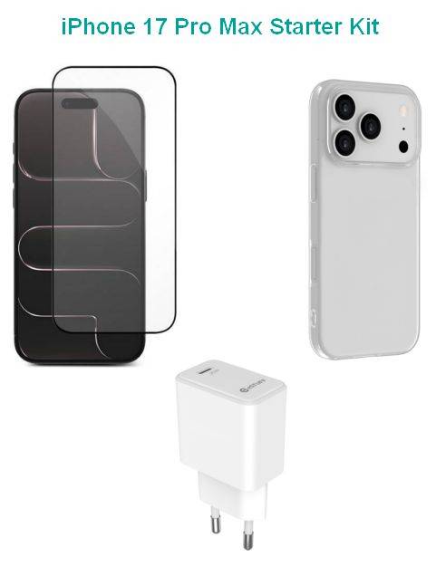 Kit for iPhone 17 Pro Max. Box. ES-Kit-IPH17PROMAX