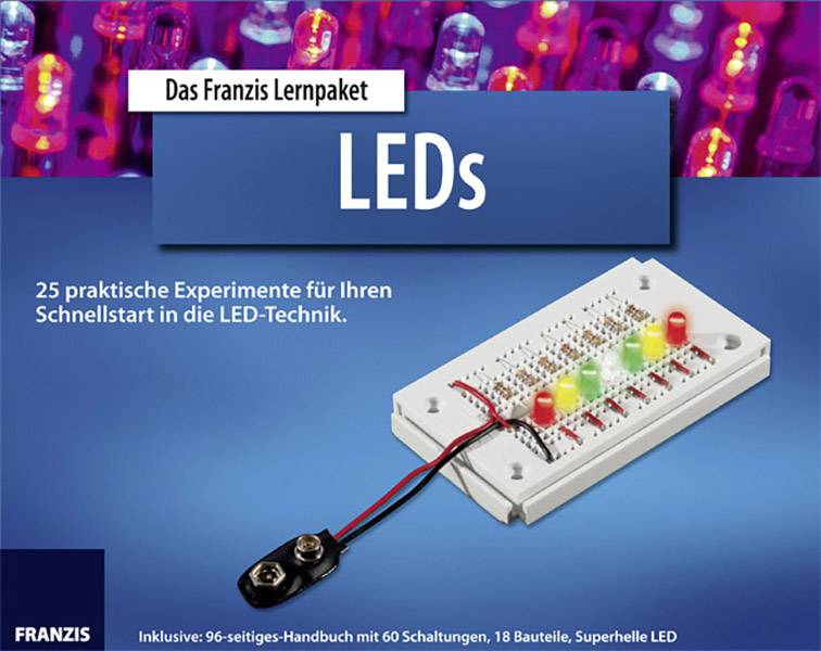 Franzis Verlag 65065 LEDs Elektronik Lernpaket ab 14 Jahre