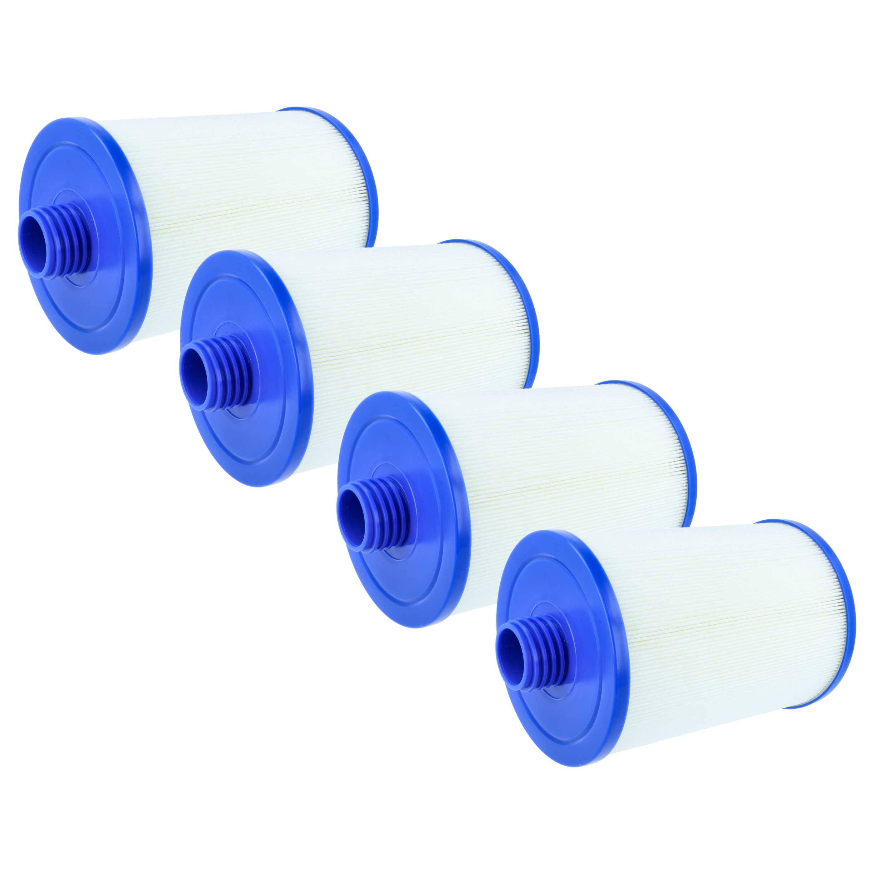 vhbw 4x Filterkartusche Ersatz für Magnum WY45 für Pool - Ersatzfilter Blau Weiß