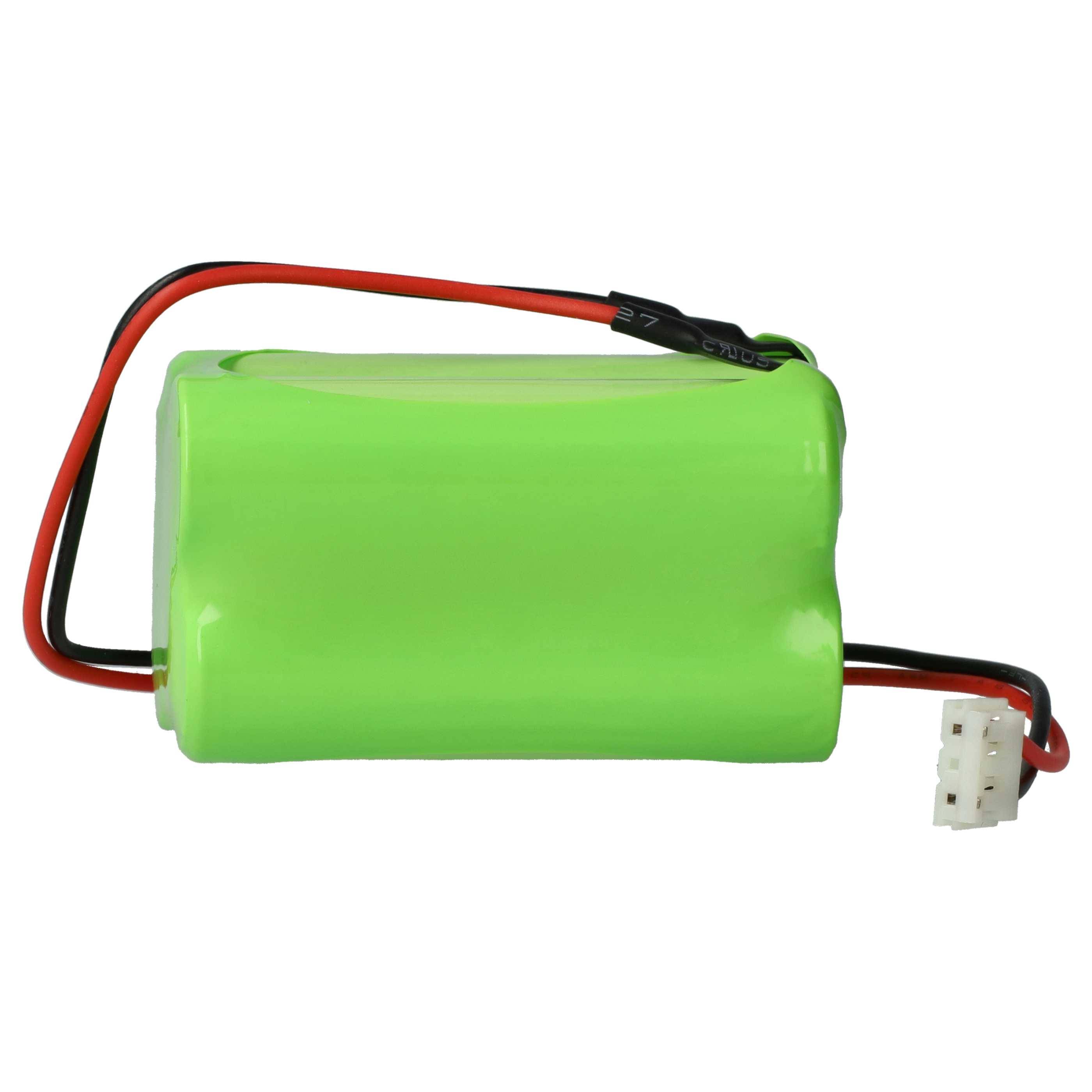 vhbw 5x Akku kompatibel mit ABM SCKBU013(SC), WK(G)(X)D013(SC), WEF(R)023SC Fluchtweg, Notfallbeleuchtung (2000 mAh, 4,8