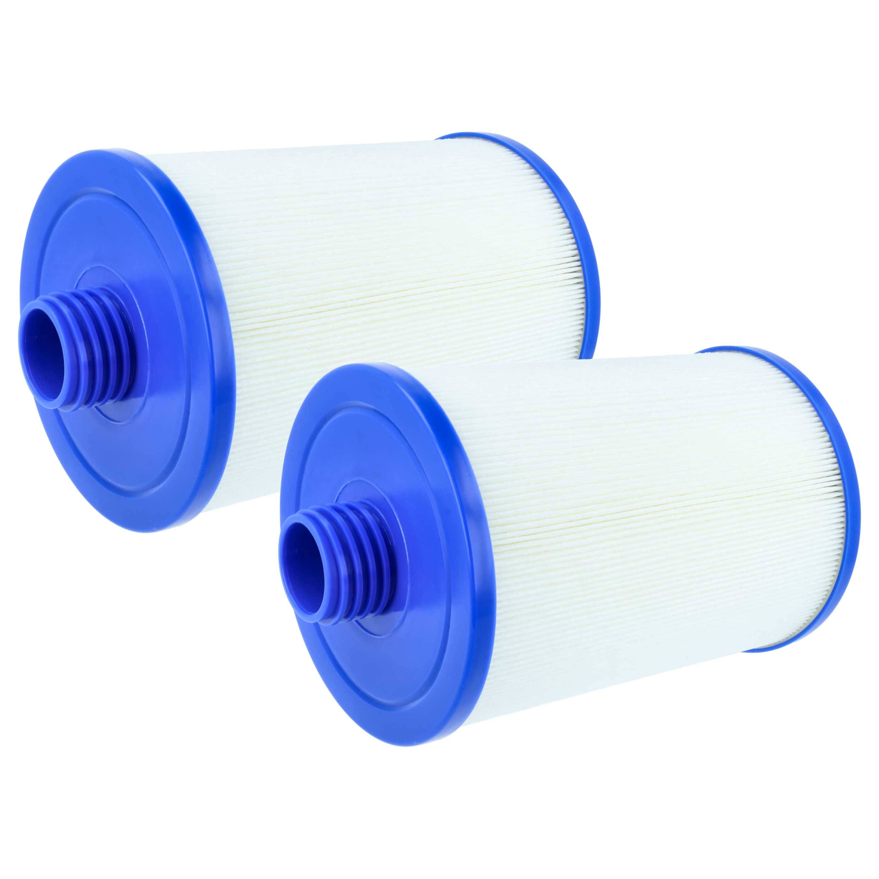 vhbw 2x Filterkartusche Ersatz für Aladdin 14510 für Pool - Ersatzfilter Blau Weiß