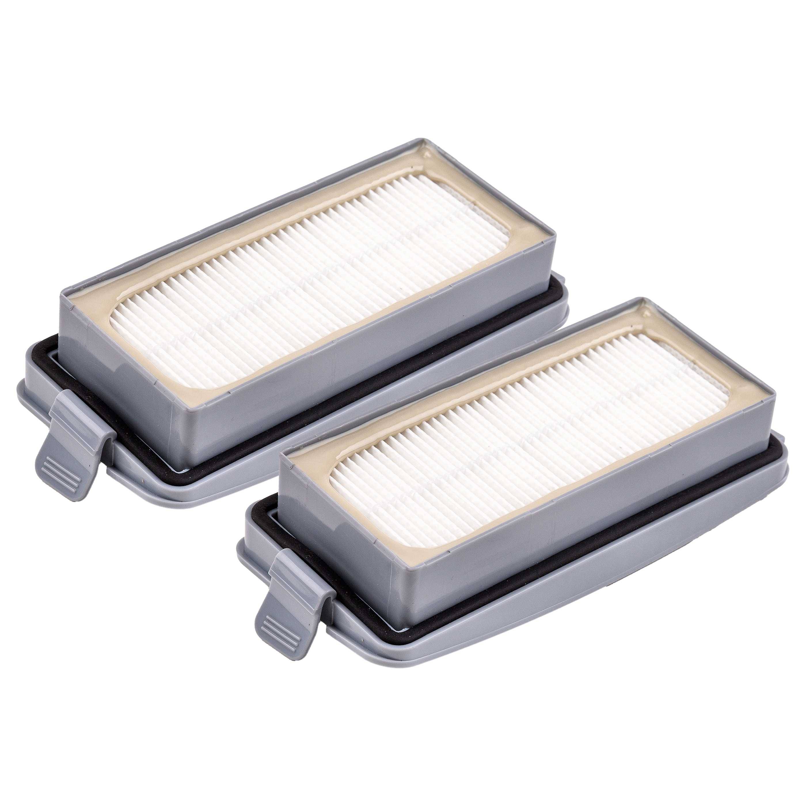 vhbw 2x Staubsaugerfilter Ersatz für Sprintus 111132 für Staubsauger - HEPA-Filterkassette Grau