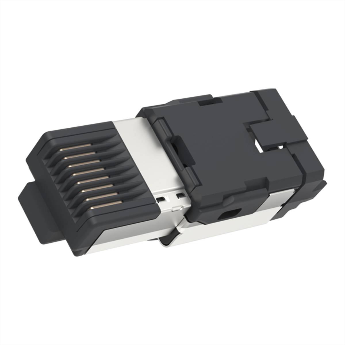 Metz Connect C6A RJ45 field plug ultra short