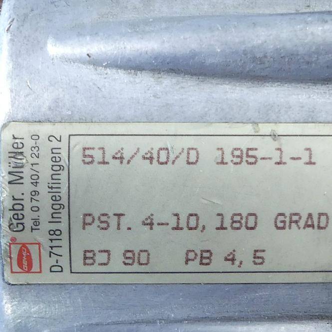 GEMÜ Schrägsitzventil (514/40/D 195-1-1)