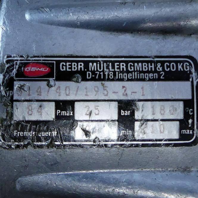GEMÜ Schrägsitzventil (514/40/195-2-1)