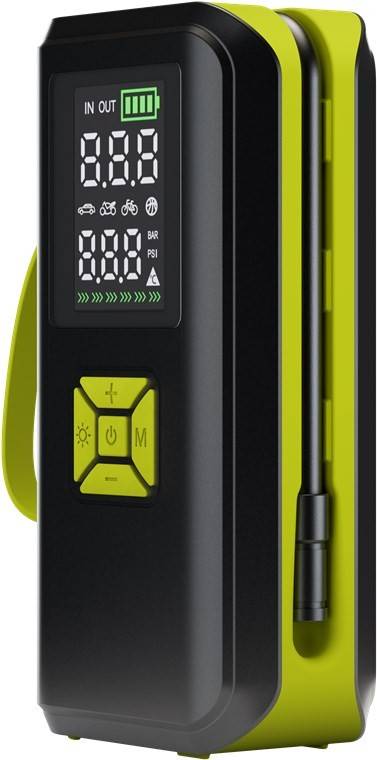 goobay Akku-Kompressor 10 bar 150 PSI 2000mAh USB-C