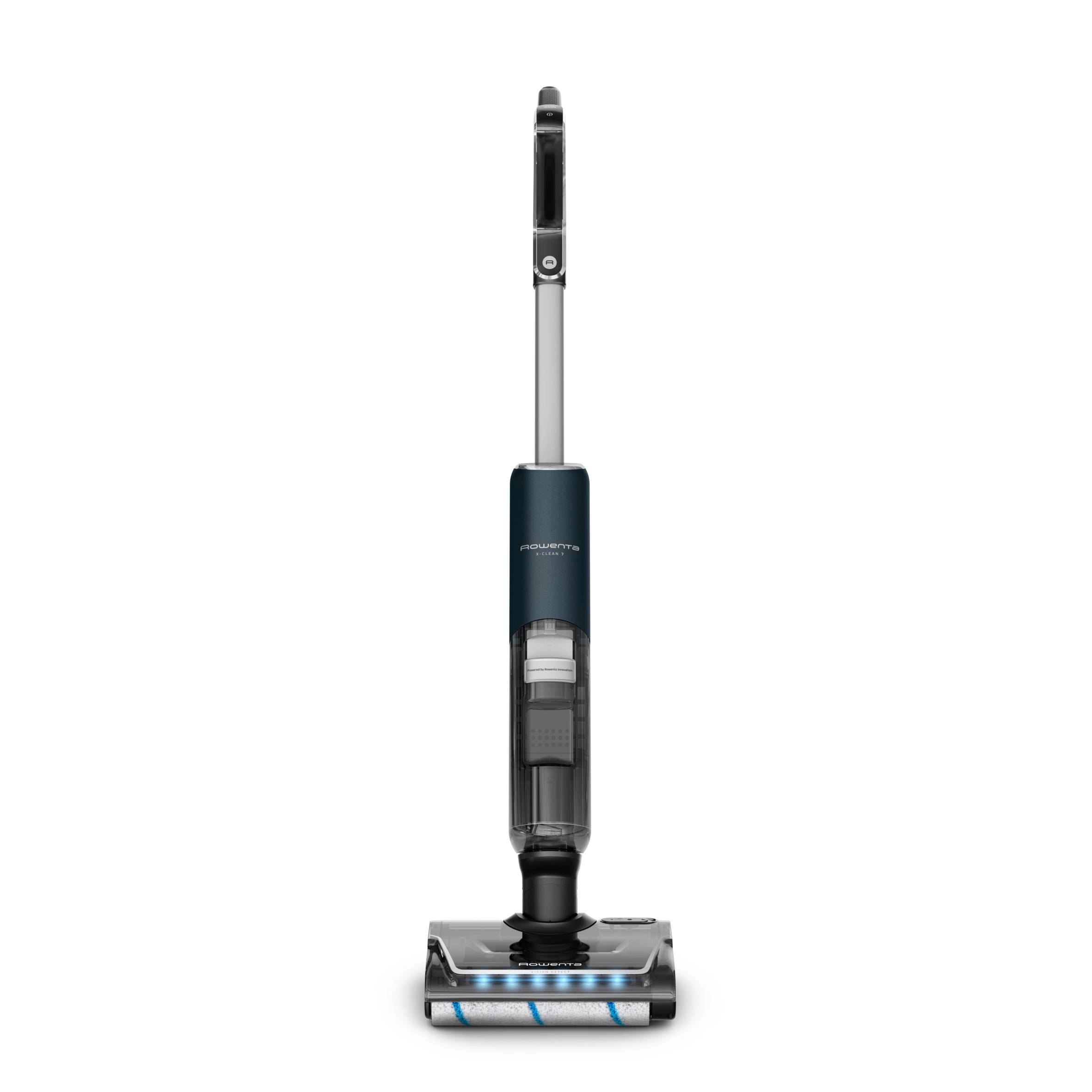 Rowenta X-Clean 7 GZ5735E0, Stabstaubsauger, Beutellos, Schwarz, Chrom, 0,5 l, Rechteckig, Trocken&amp;Nass