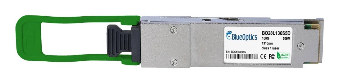 BlueOptics HPE Aruba S3N88A BlueOptics BO28L136S5D QSFP28 Transceiver, 100GBASE-DR, Singlemode Fiber, 1310nm, PAM4