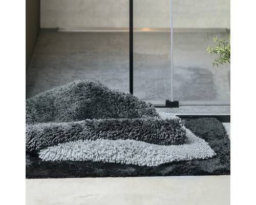 Badteppich spirella Highland 60 x 90 cm granit