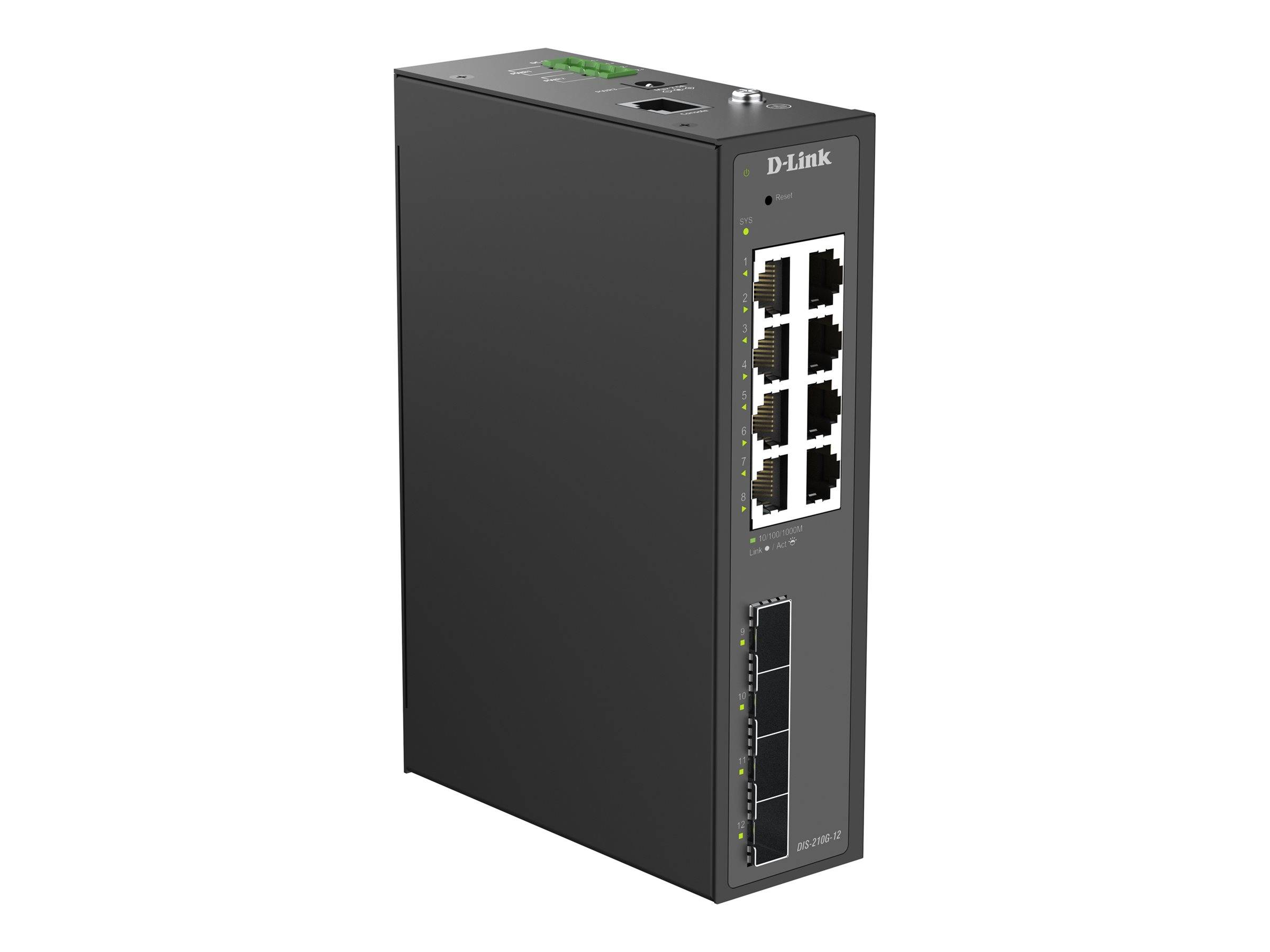 DLINK DIS-210G-12 12-Port Industrial Gigabit Managed