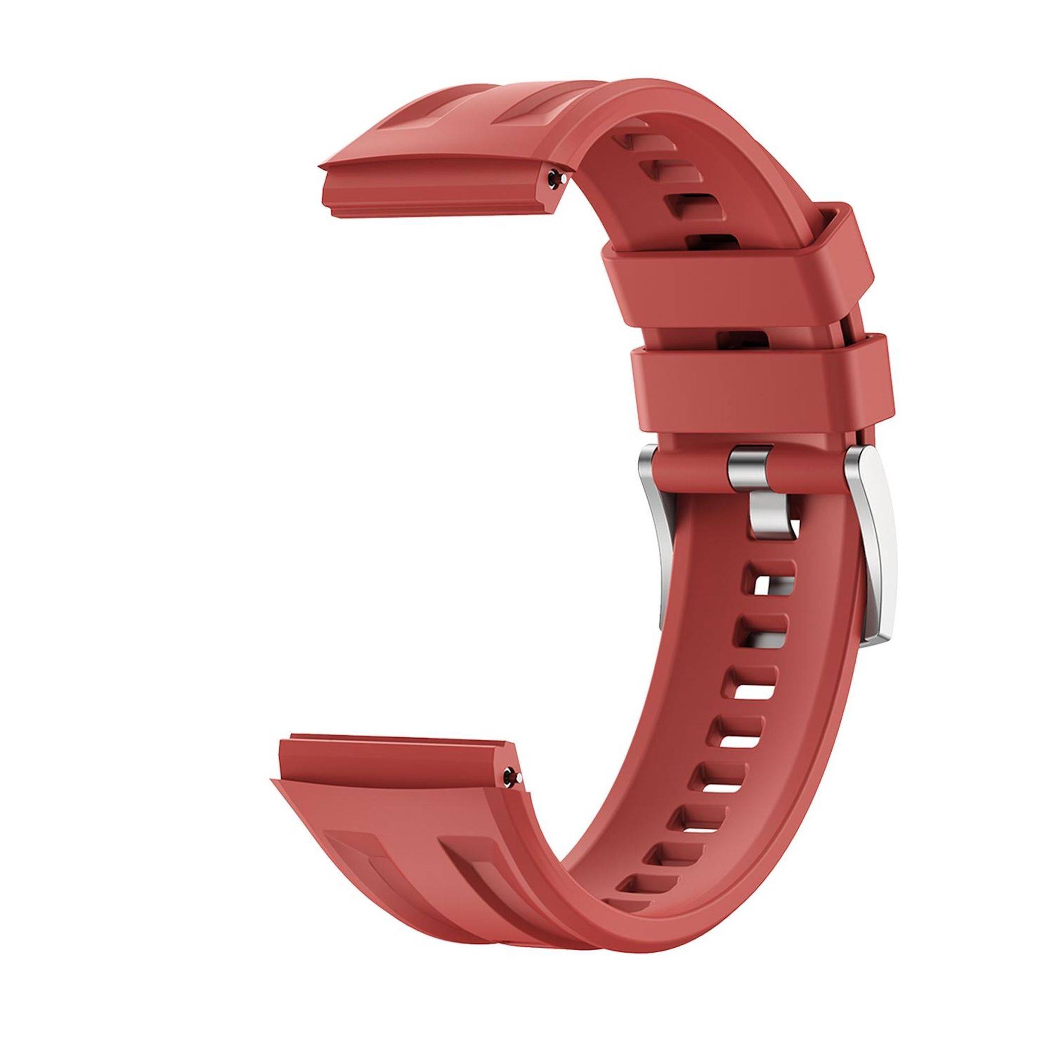 Silikon Armband für Huawei Watch GT 6 Pro Press Button &amp; Seamless Design Rot