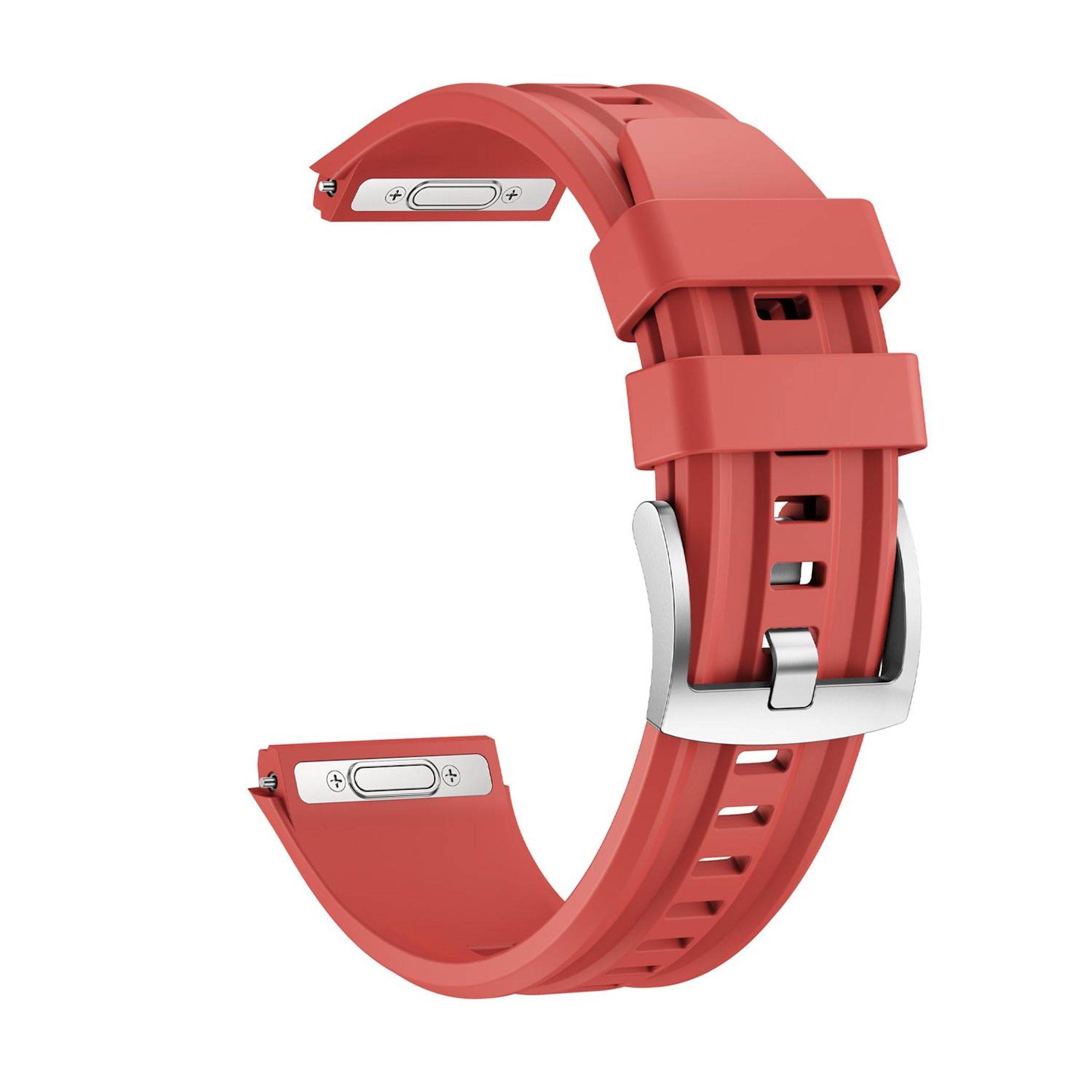 Silikon Armband für Huawei Watch GT 6 Pro Press Button &amp; Seamless Design Rot