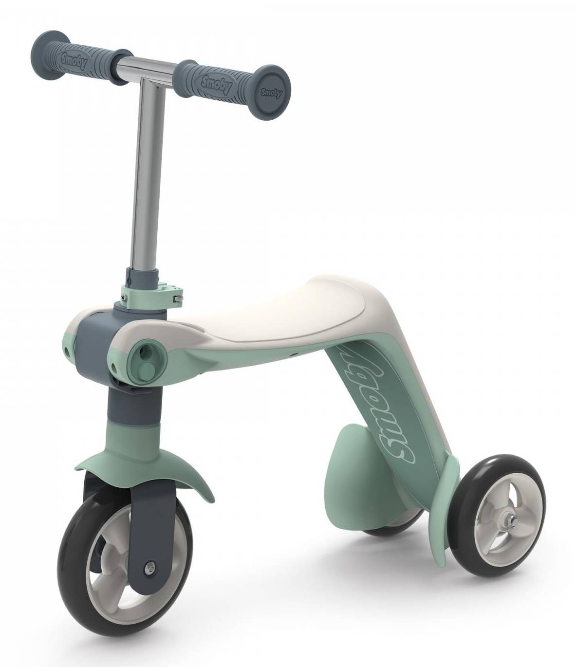 Smoby 750615, Kinder, Dreiradroller, Unisex, 3 Rad/Räder, 1,5 Jahr(e), Grün, Grau