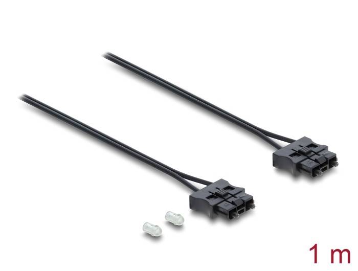 Delock LWL POF Kunststoff Servo Anschlusskabel Stecker zu Stecker
