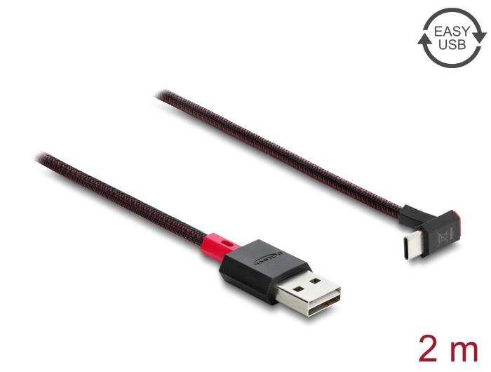 Delock EASY-USB 2.0 Kabel Typ-A Stecker zu USB Type-C™ Stecker