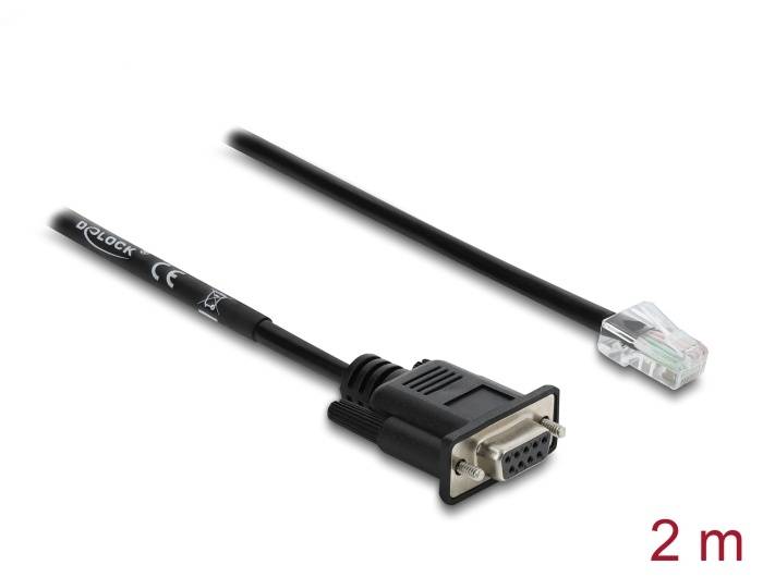 Kabel seriell - DB-9 (W) zu RJ-45 (M)