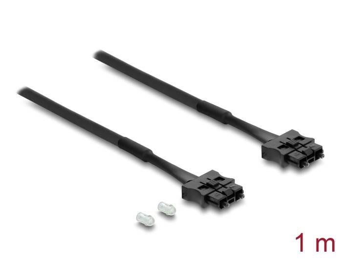Delock LWL POF Kunststoff Servo Anschlusskabel Stecker zu Stecker