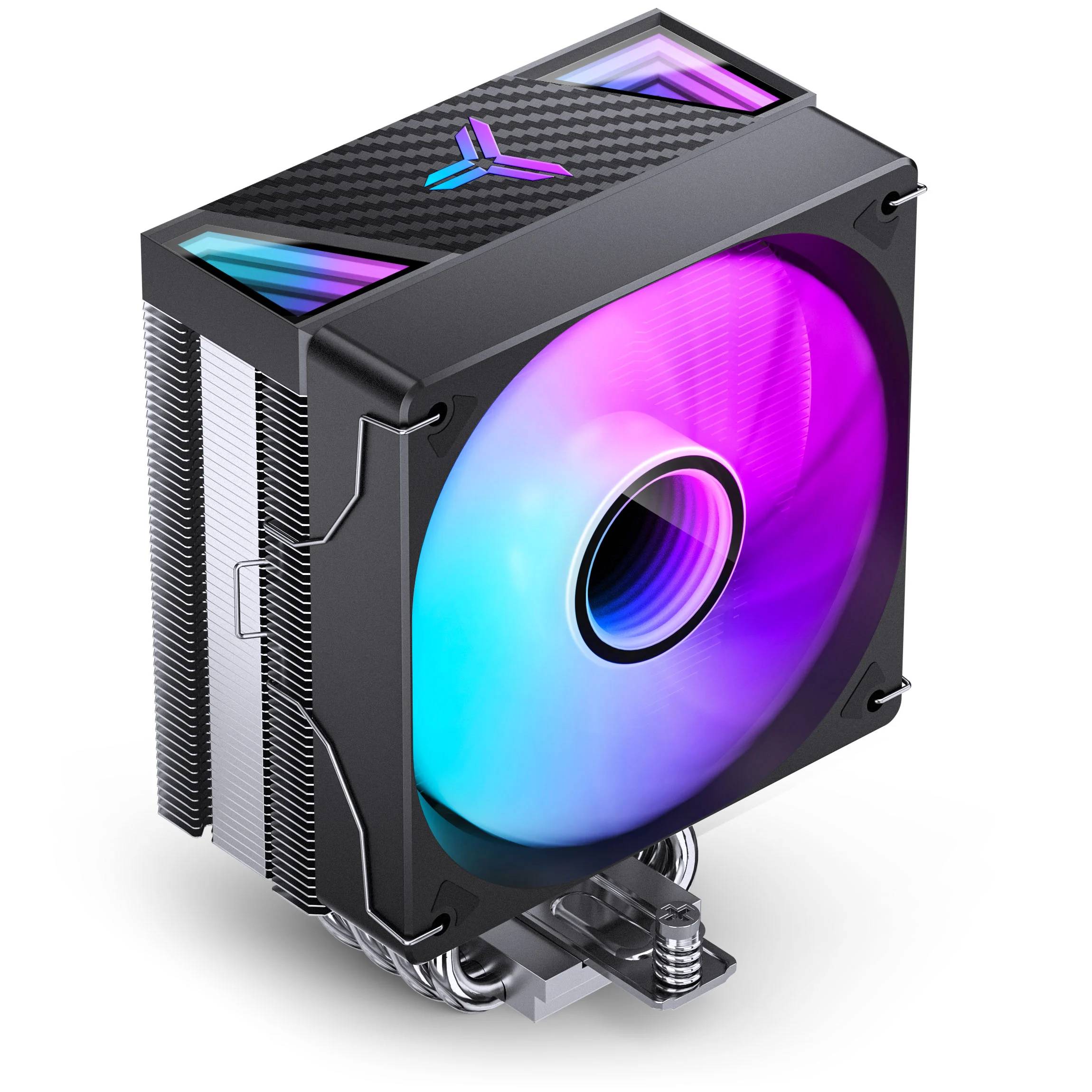 Jonsbo CR-1000 V3 PRO Color CPU-Kühler PWM RGB schwarz 230W TDP 6 Heatpipes