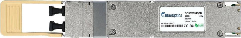 NVIDIA 980-9I51S-F4NS00 OSFP RHS (Flat Top) Transceiver, MPO-MTP-12/APC, 400GBAS