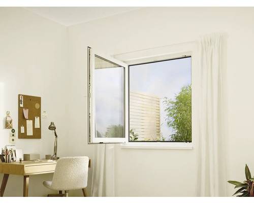 tesa Fliegengitter Klett für Fenster anthrazit 180x150 cm