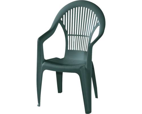 Gartenmöbelset Gartensessel Progarden Vega 4 -Sitzer 4 tlg. grün aus Kunststoff, Stapelbar für platzsparende Lagerung