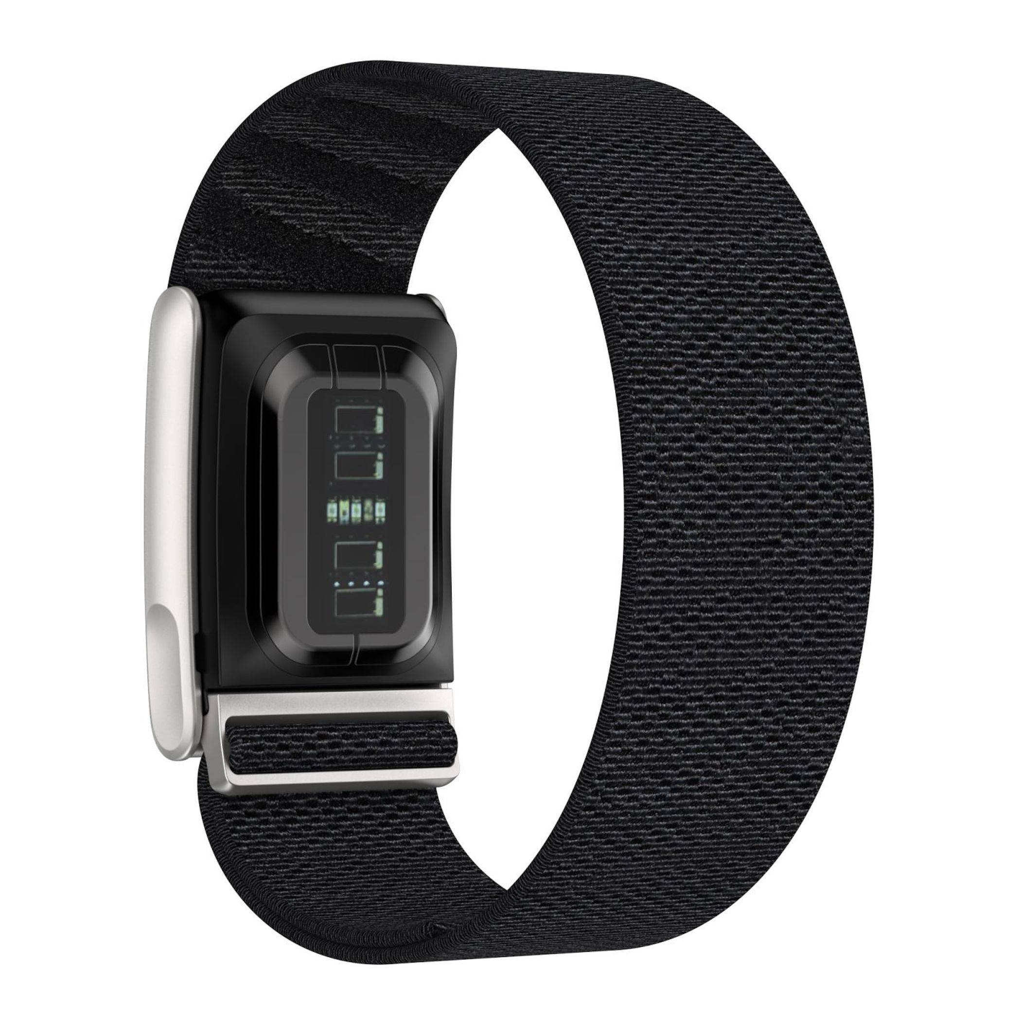 Smartwatch Armband Nylon für Whoop 5.0 Electrocardiogram Elastisch Schwarz
