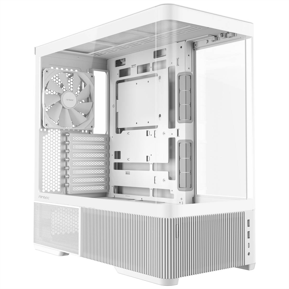 Antec Constellation C6 Curve Air White PC Gehäuse ATX Midi Tower, weiß