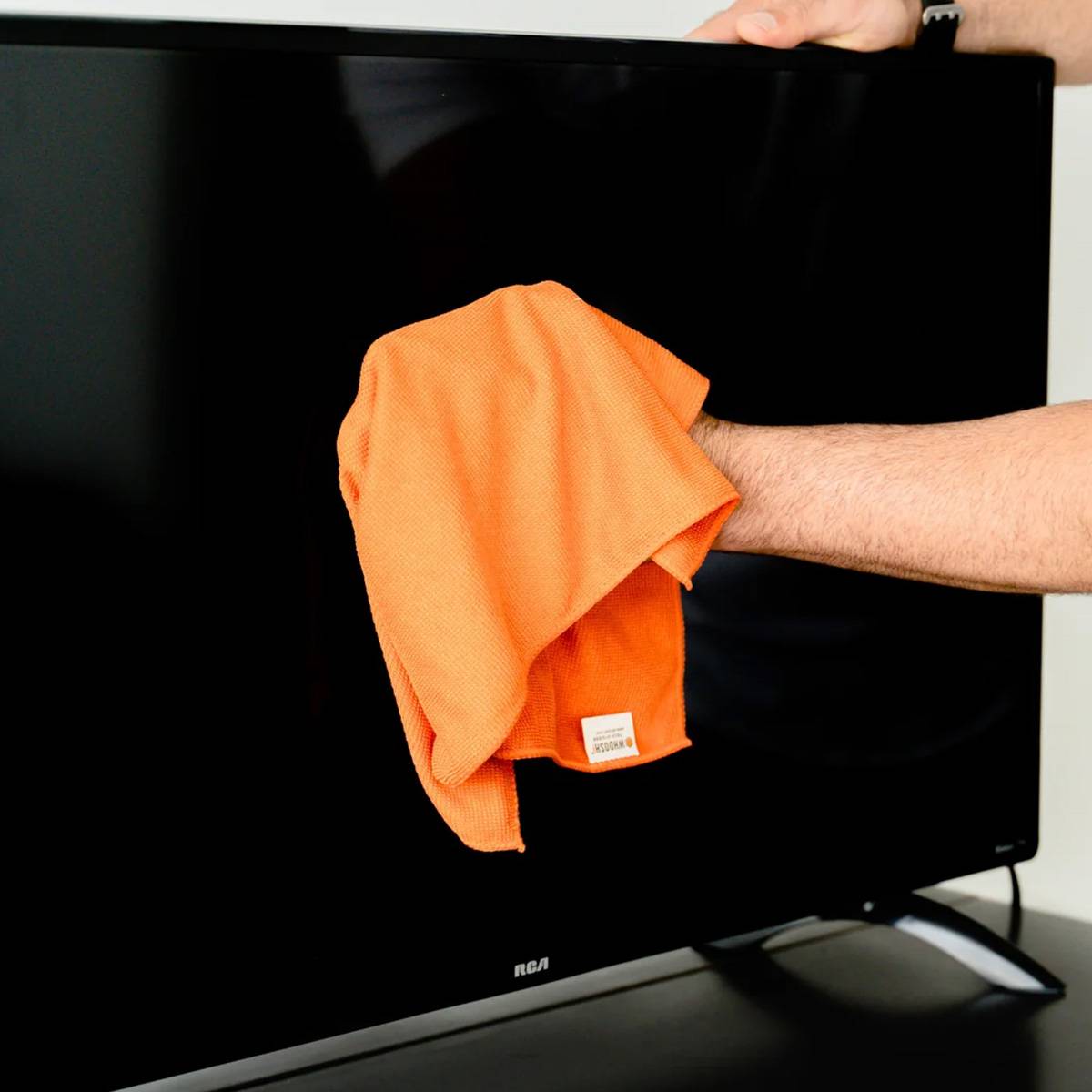 3er Set XL Mikrofasertücher für Elektronik Orange