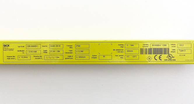 SICK Lichtvorhang C2000 Empfänger C20E-030302A11 (1 016 449)