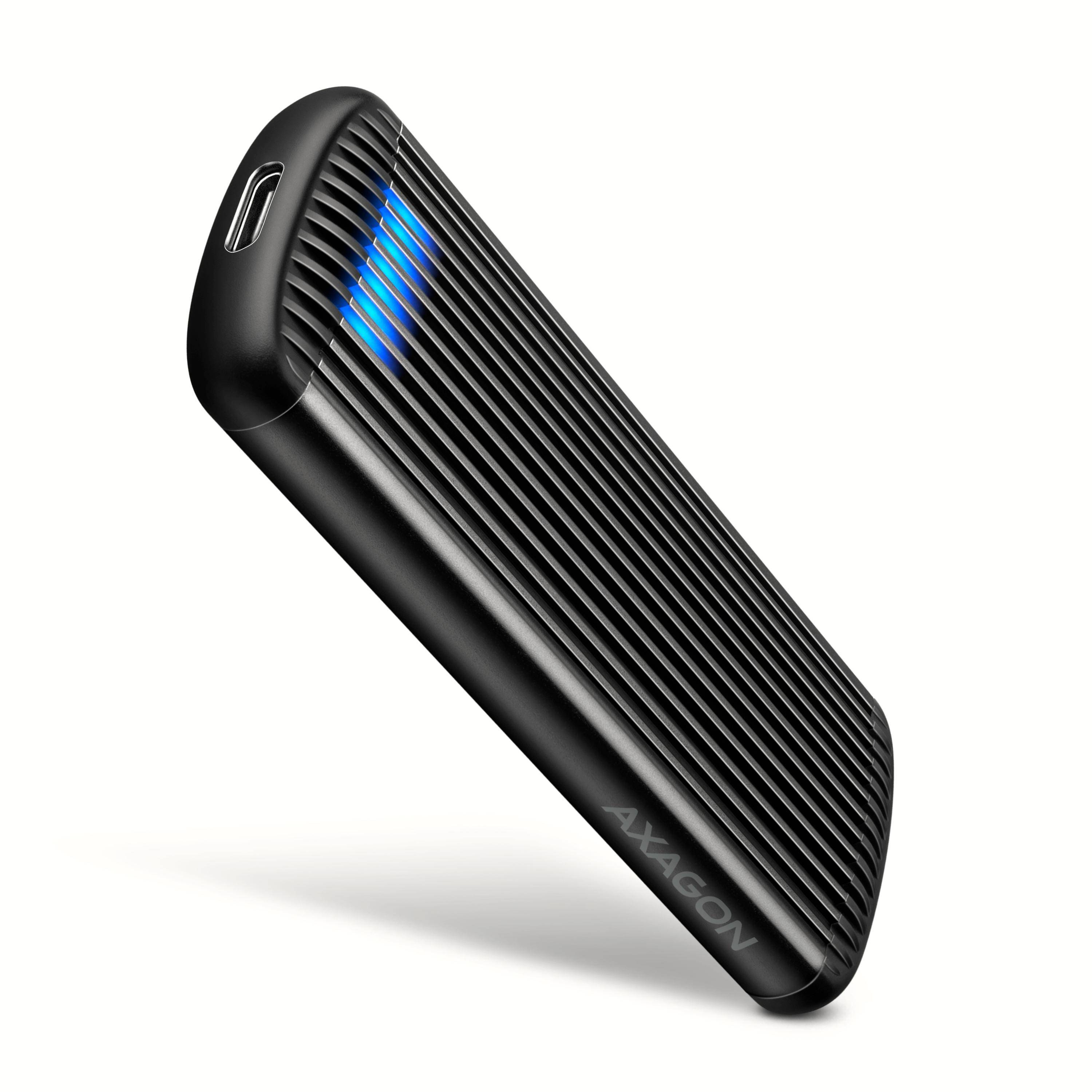 EEM2-SC Externes USB-C 10Gbps schraubenloses Metallgehäuse für M.2 NVMe SSD Fest