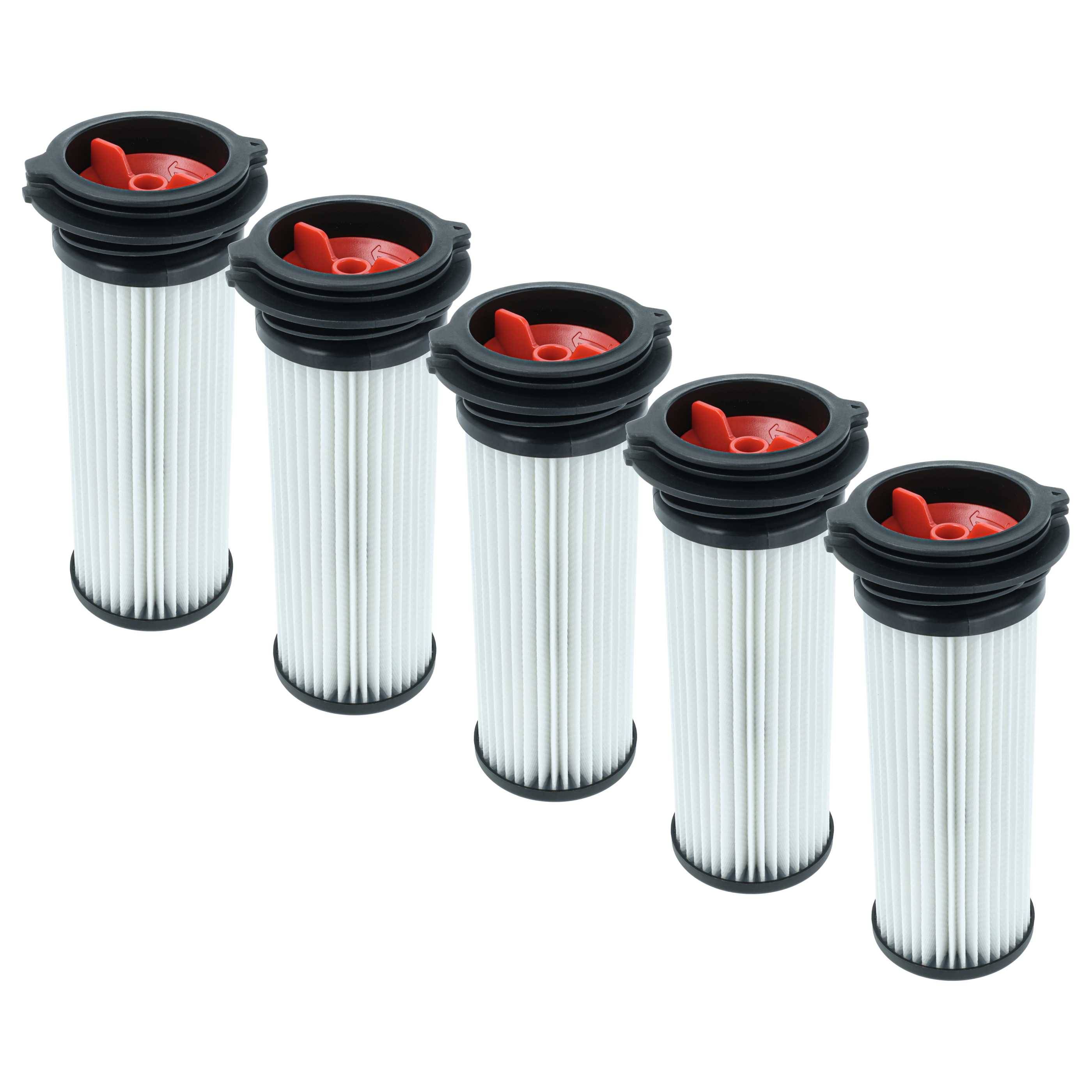 vhbw 5x Staubsaugerfilter kompatibel mit Siemens BBH7PET, BBH6PZOO, BBH6P25K, BBH73275, BBH73260K, BBH6P25 Staubsauger -