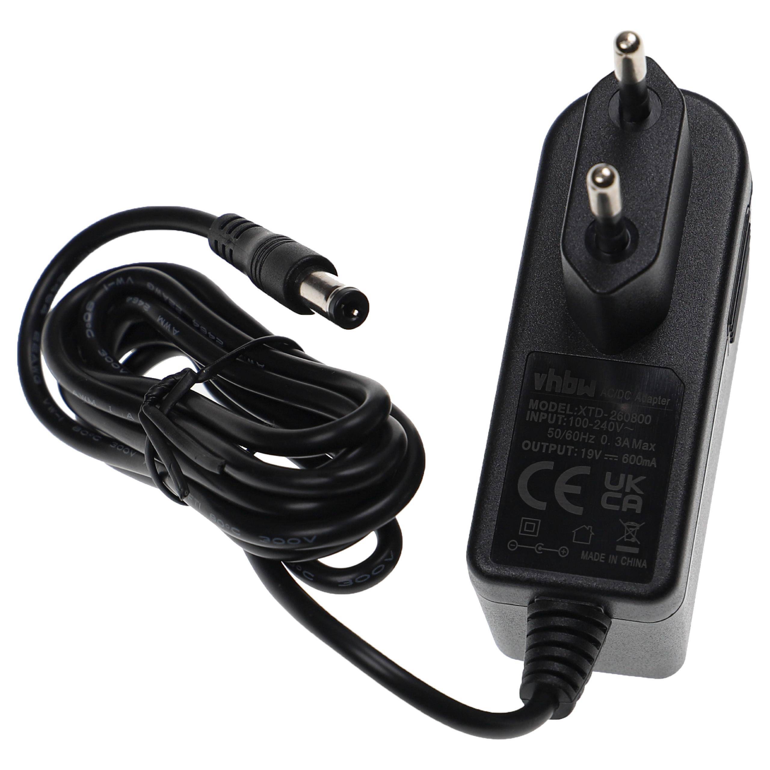 vhbw Ladegerät kompatibel mit Hoogo R2 Saugroboter - 2 m