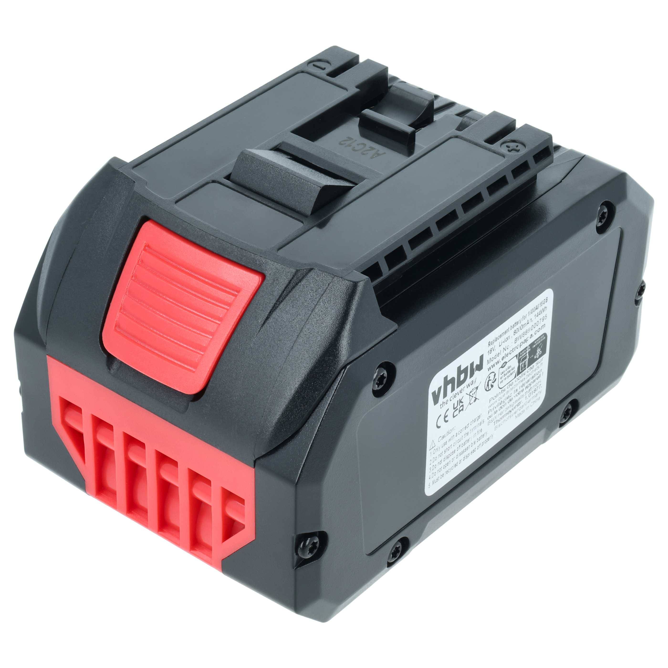 vhbw Akku kompatibel mit Kummert 18 V Werkzeug (8000 mAh, Li-Ion, 18 V)