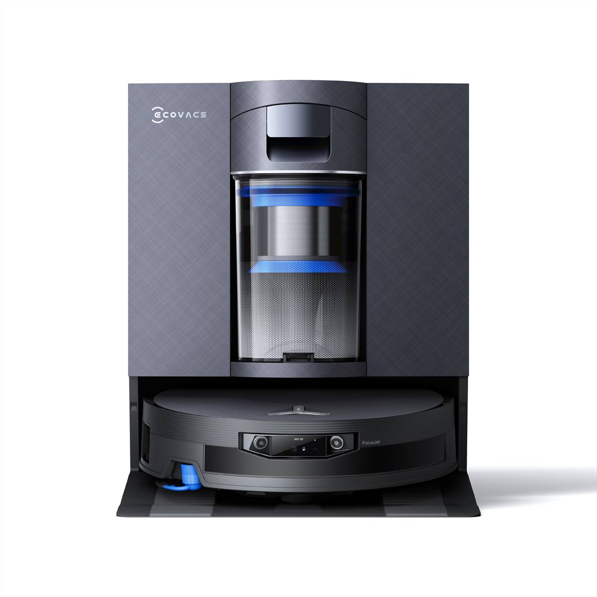 ECOVACS X12 OMNICYCLONE Saugroboter silberschwarz