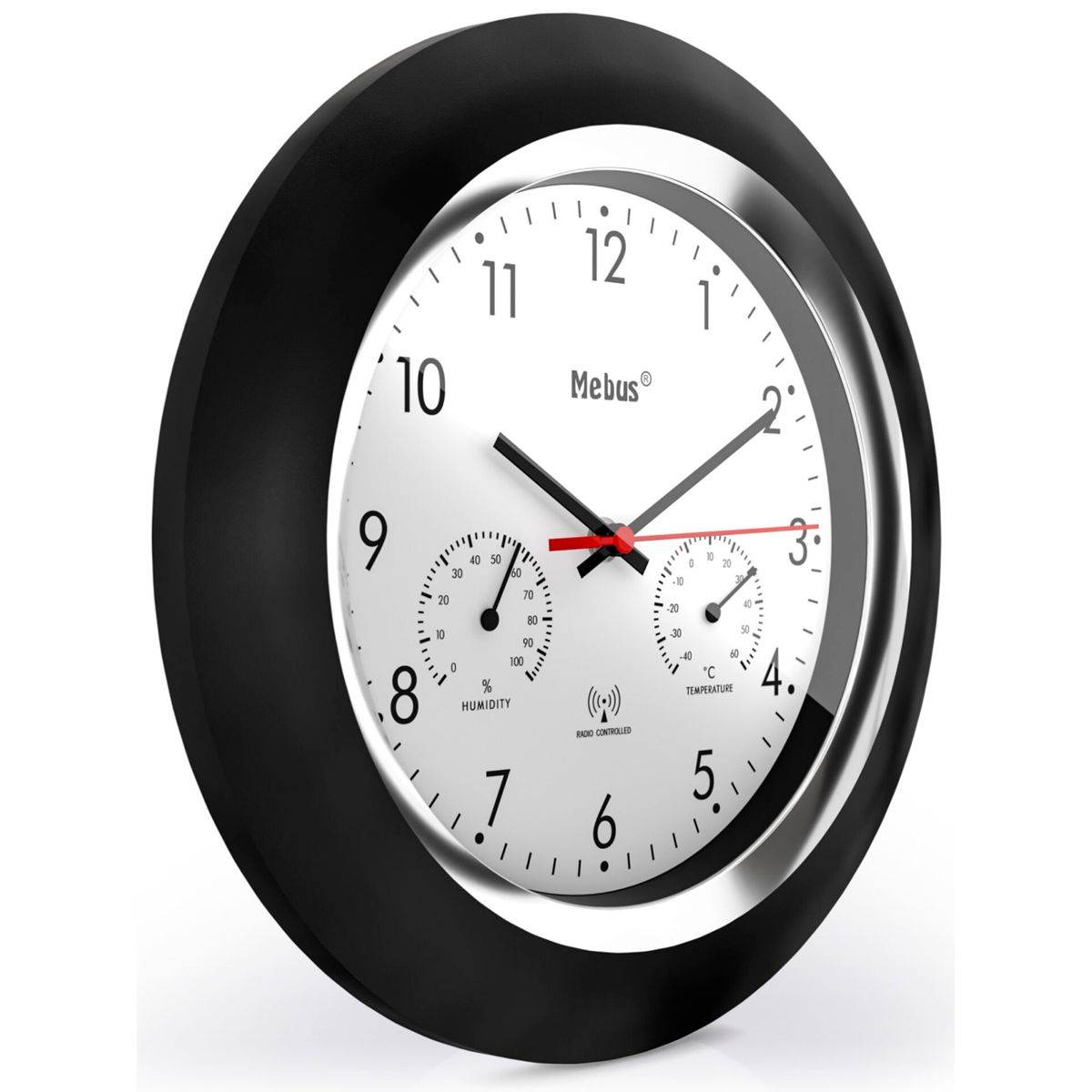 19453 Funk-Wanduhr mit Thermo-/Hygrome