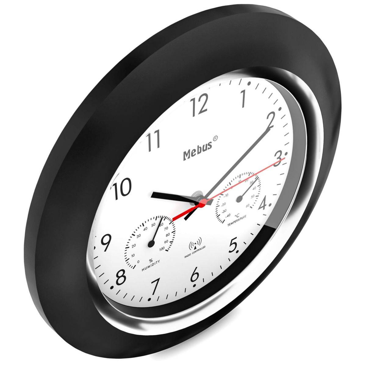 19453 Funk-Wanduhr mit Thermo-/Hygrome