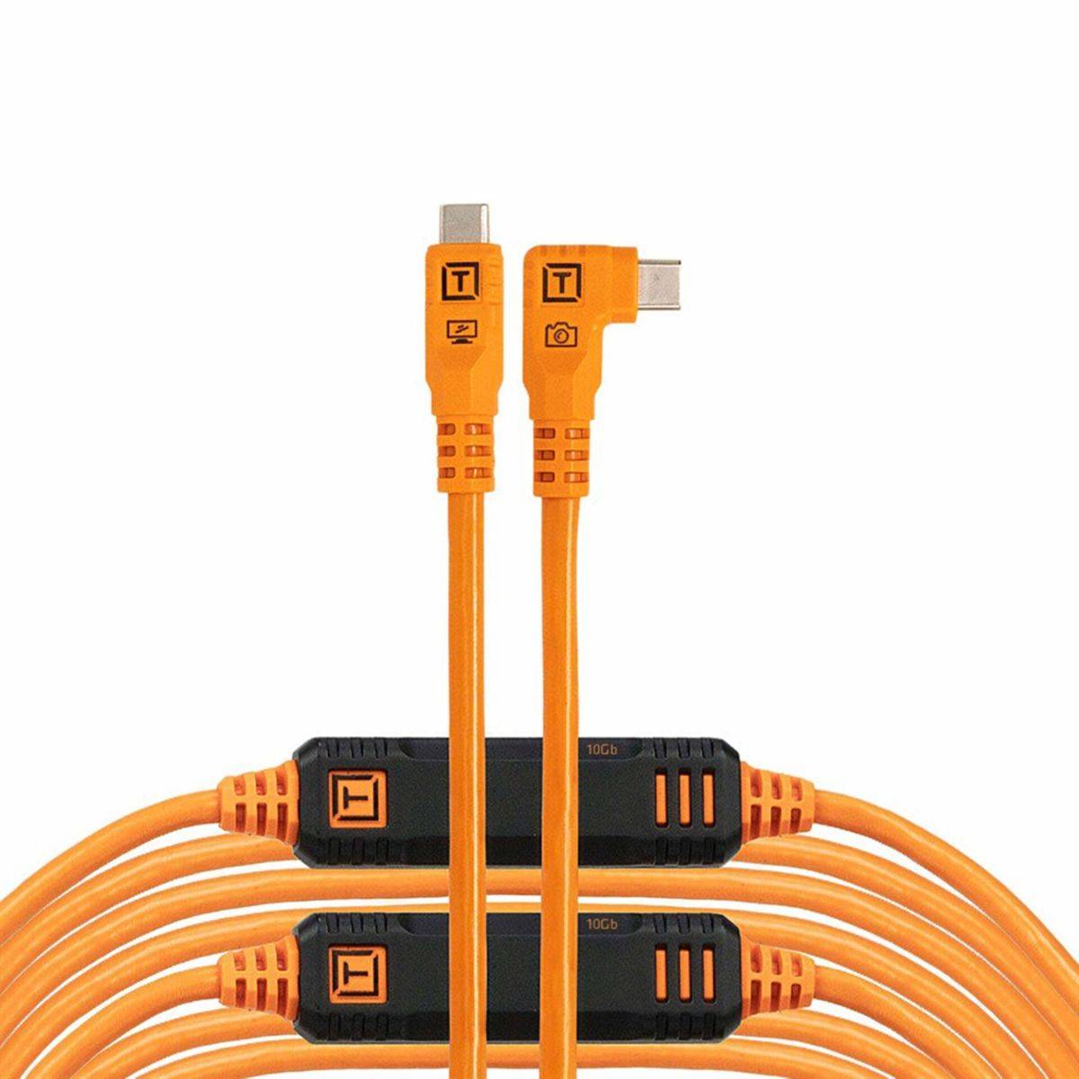 Tether Tools TetherPro USB-C Optima 10G rechts orange 9.4m
