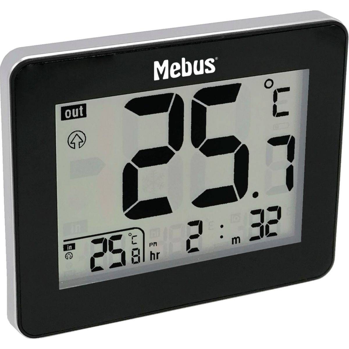 48432 - Elektronisches Umgebungsthermometer - Drinnen/Draußen - F -°C - Digital