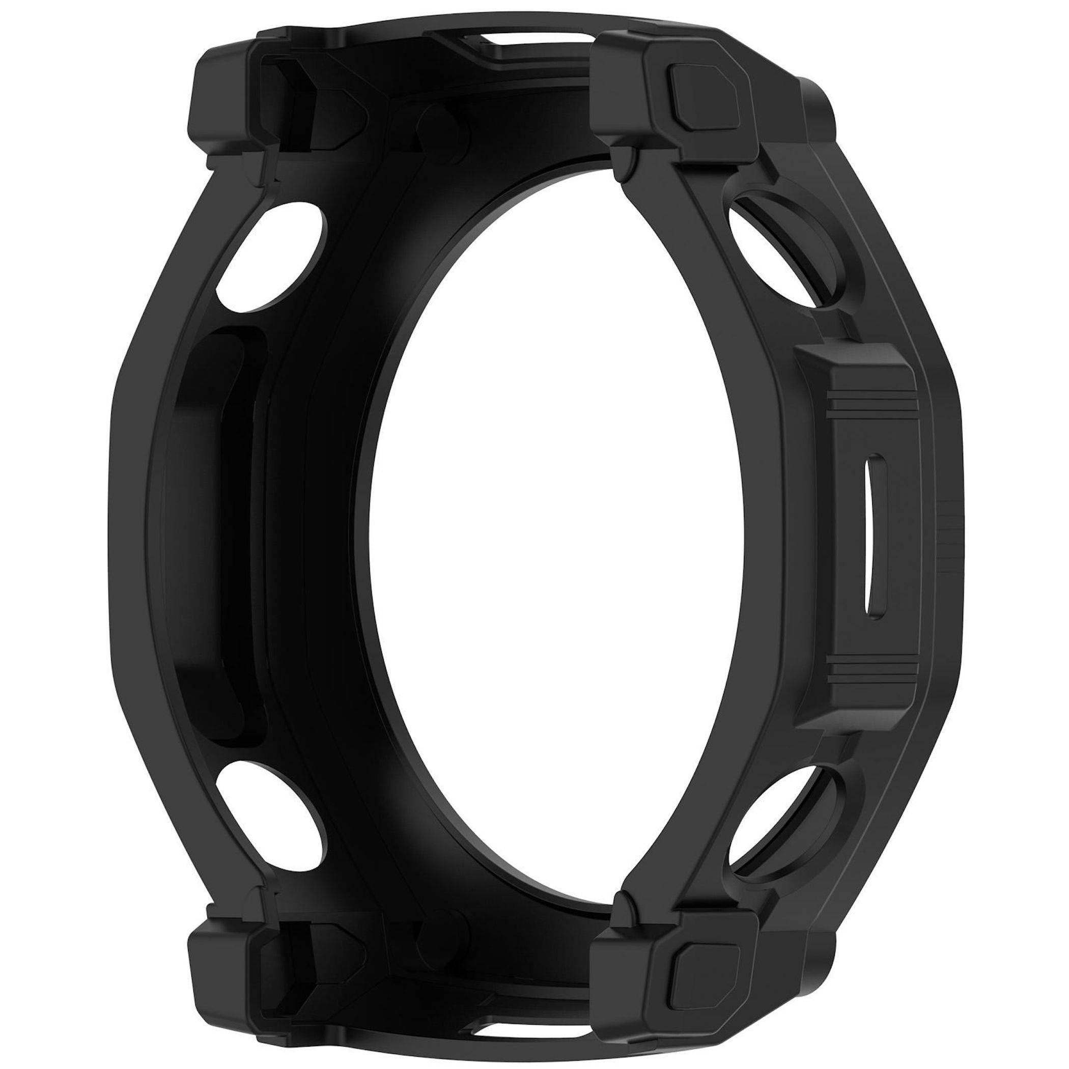 Smartwatch TPU Hülle für Amazfit T-Rex Ultra 2 Schutz Gehäuse Stoßfest Schwarz