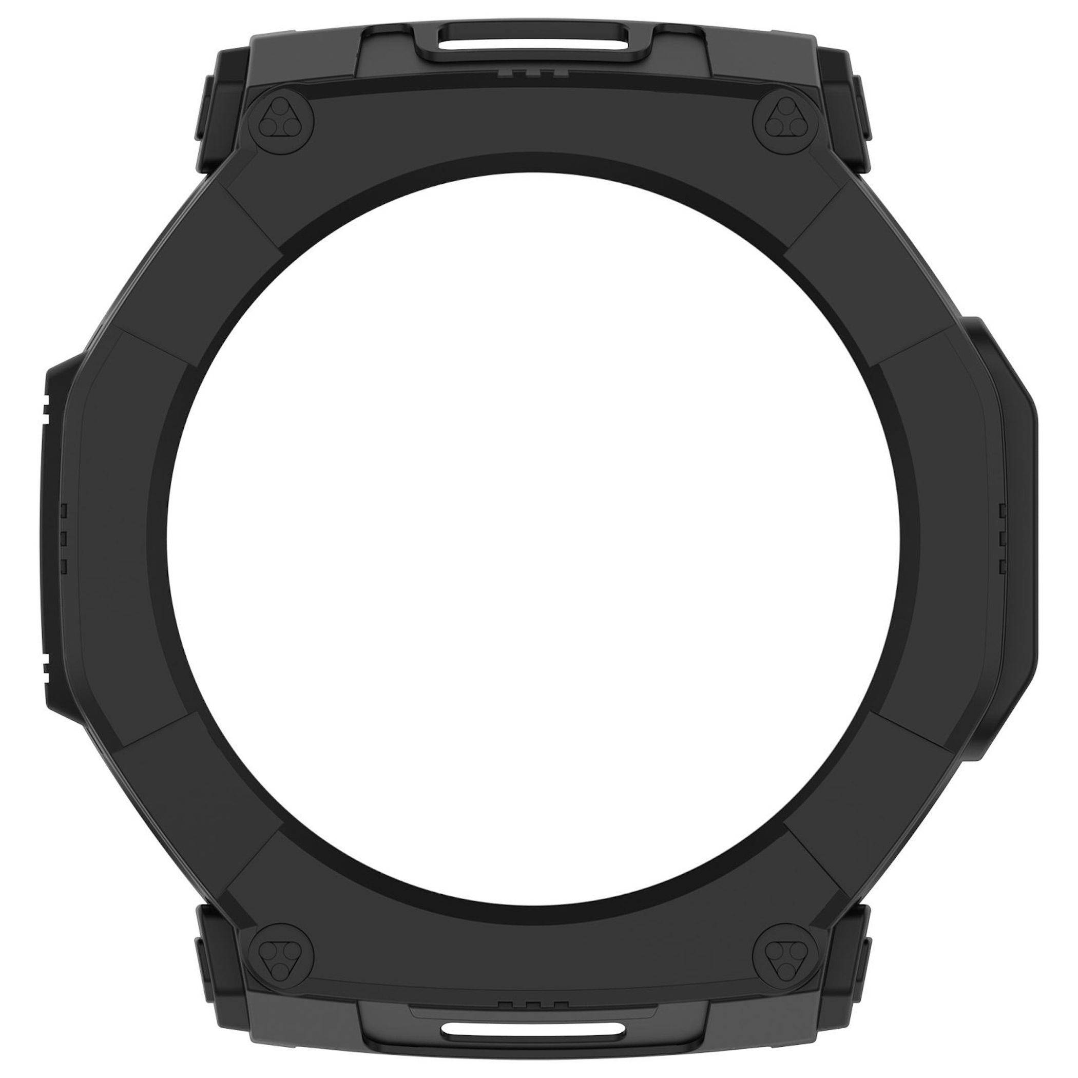 Smartwatch TPU Hülle für Amazfit T-Rex Ultra 2 Schutz Gehäuse Stoßfest Schwarz