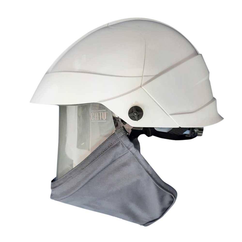 Elektrikschutzhelm CATU MO-180-ARC12 - mit integriertem klappbarem - Störlichbogengeprüftem Gesichtsschutzschirm