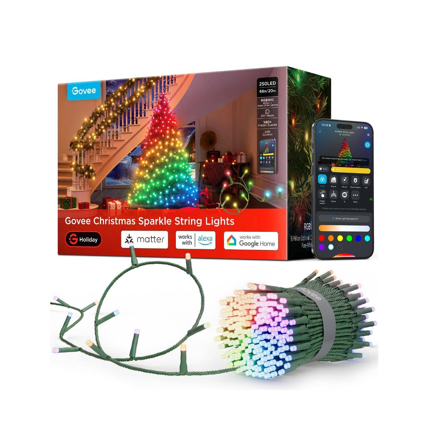 Govee LED Weihnachtslichterkette 20m H6870341