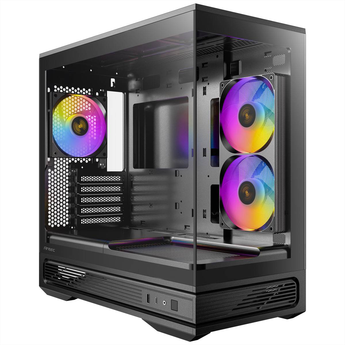 Antec Constellation C2M ARGB Black MicroATX PC Gehäuse PC Mini-Tower microATX