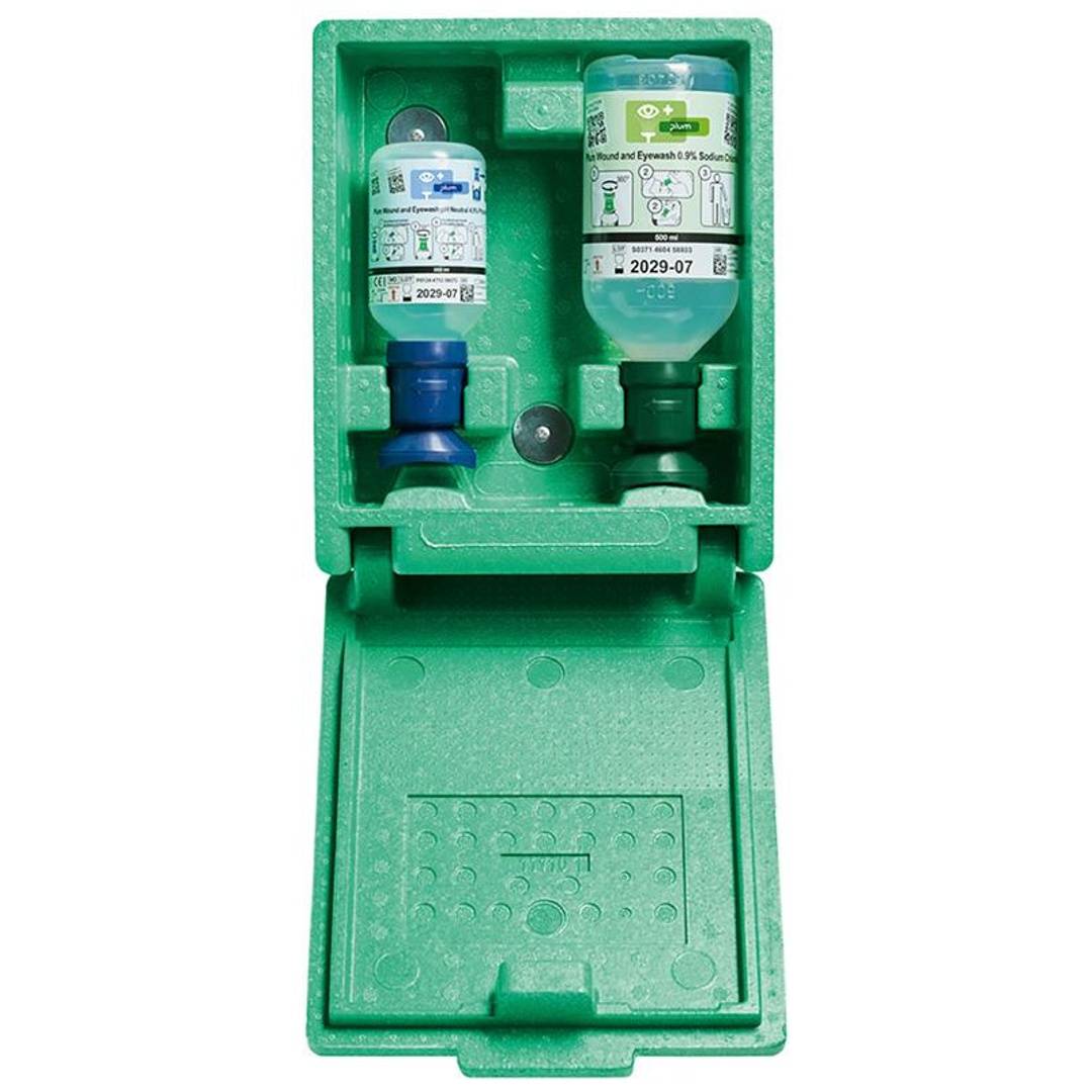 Augennotfallstation inkl. 2 Fl(500ml,200ml),Wandbox 40