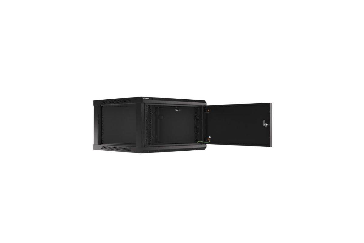 Lanberg WF01-6606-00B Rack 6U Wandmontiertes Regal Schwarz